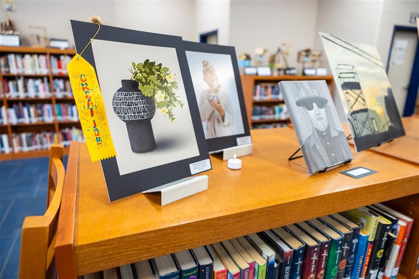 Students create art